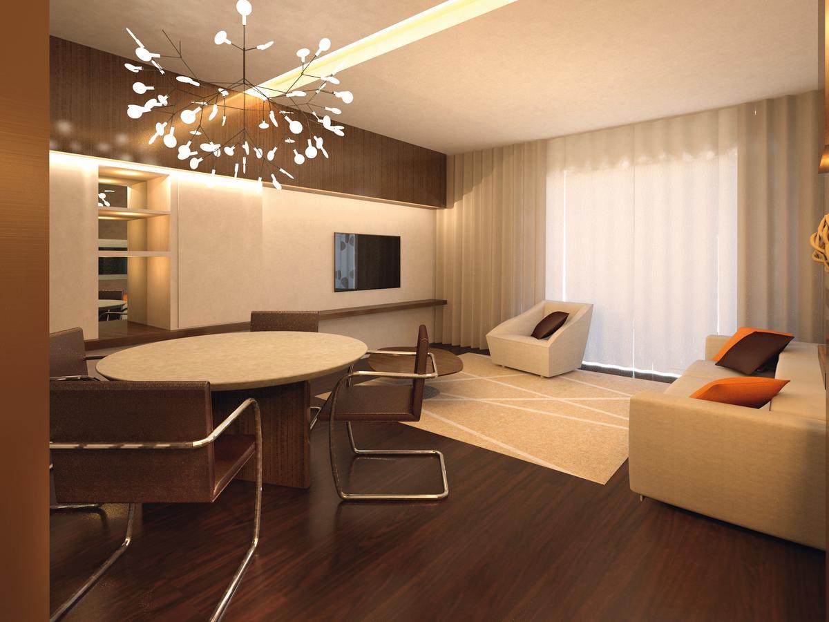 Moevenpick Hotel Du Lac Тунис Екстериор снимка A 3D rendering of a living room